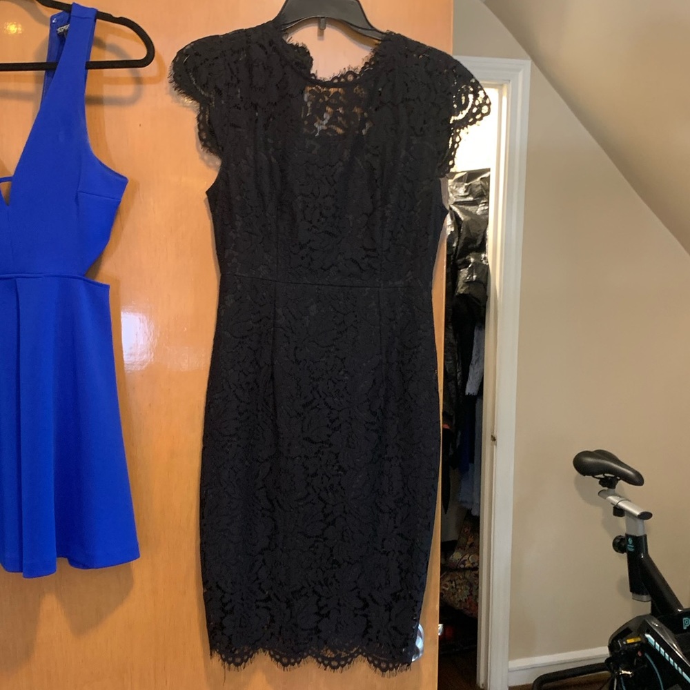 Black Lace Dress New
